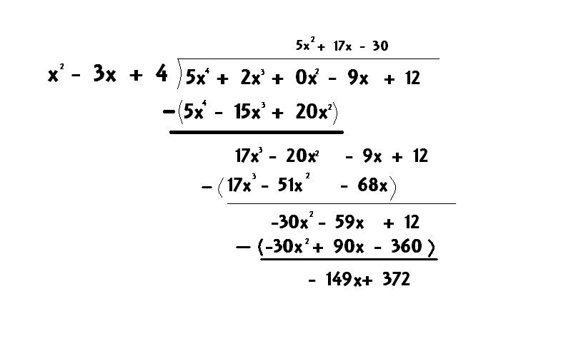 how-do-you-divide-5x-4-2x-3-9x-12-x-2-3x-4-socratic